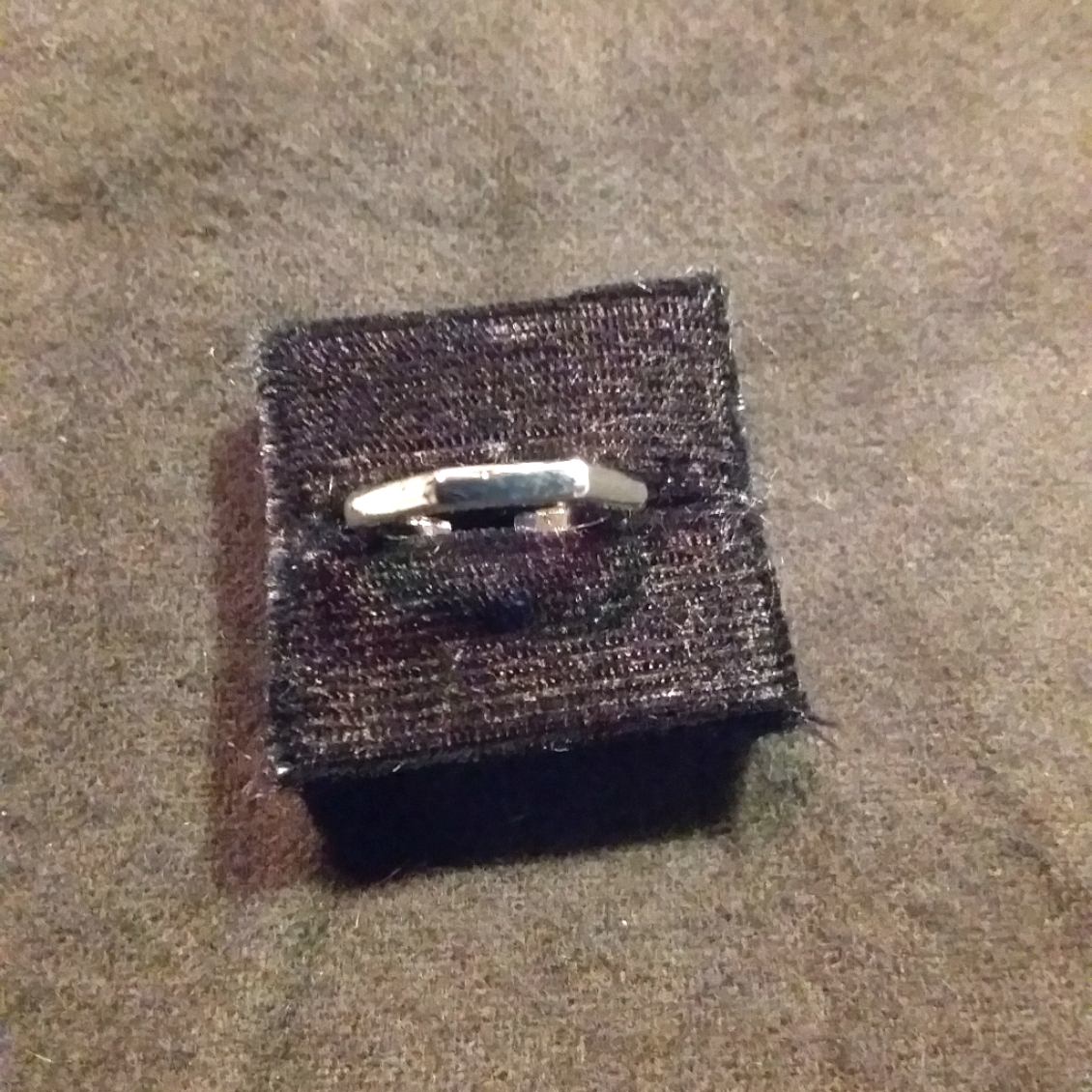 Silver Octagon Toe Ring